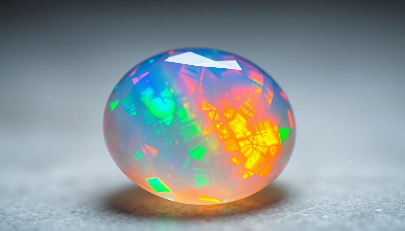Exploring the Allure of Synthetic Opal Gemstones: A Comprehensive Guide
