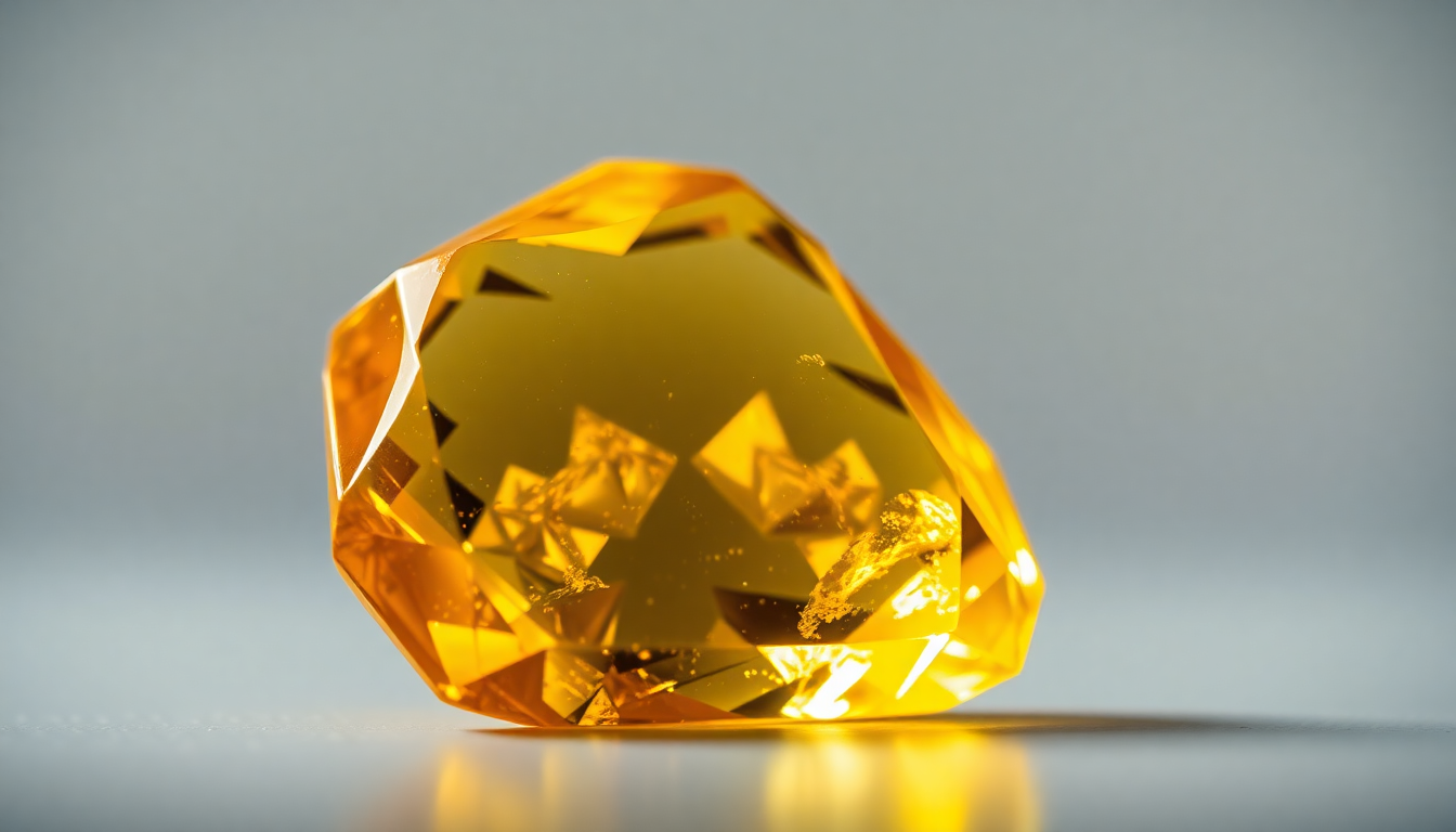 The Allure of Glass Citrine: Uncovering the Beauty of Nature's Radiant Gemstone