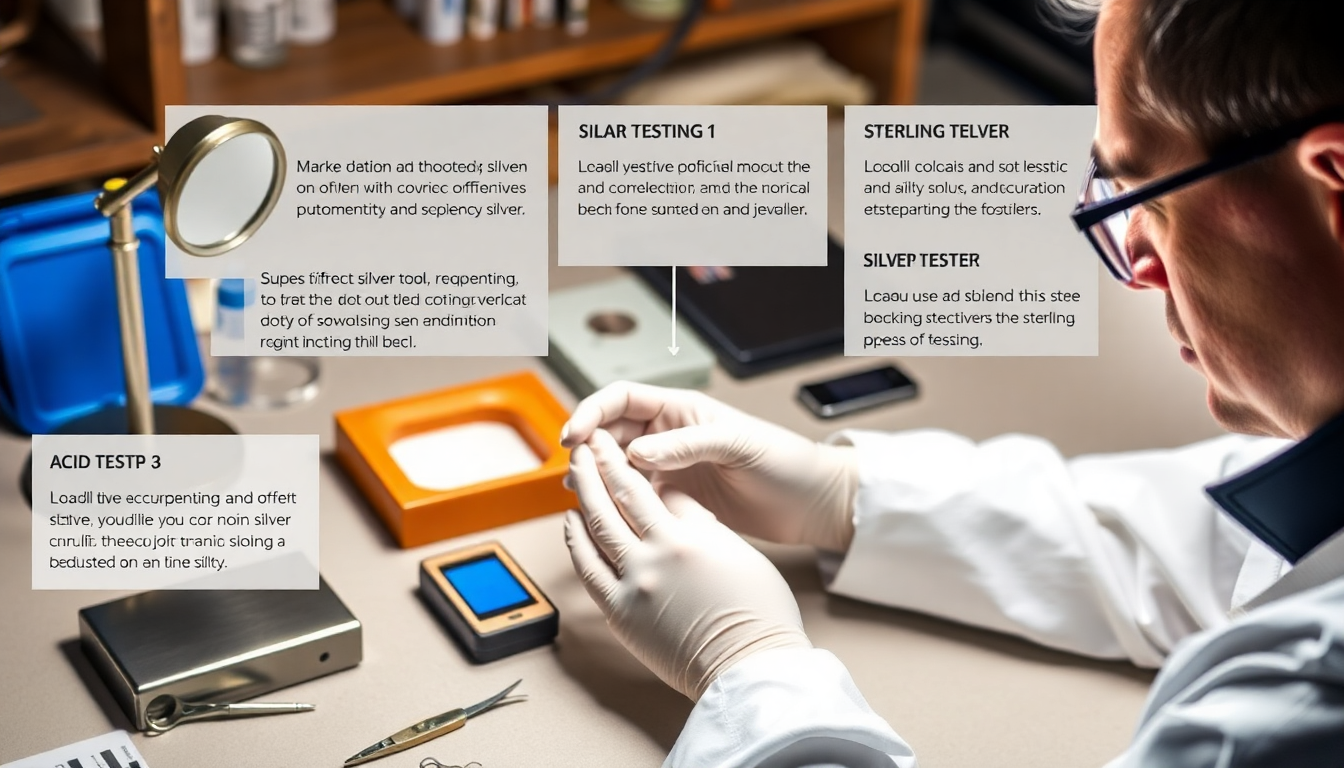 how to test for sterling silver