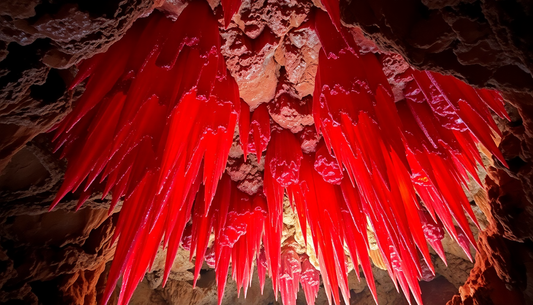 Discover the Captivating Beauty of Ruby Stalactites: A Gemstone Lover's Delight
