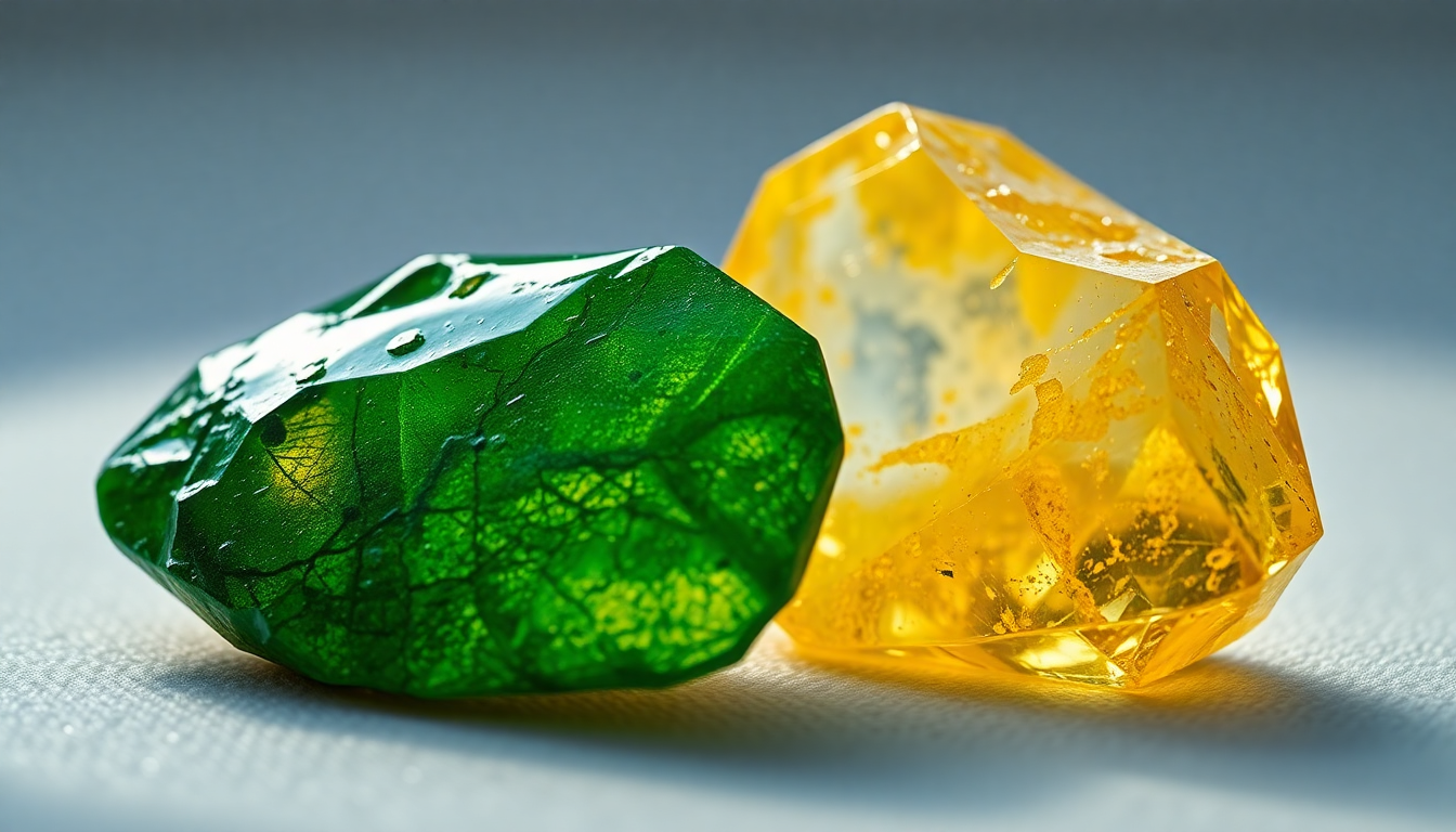 Discover the Captivating Beauty of Aventurine and Lemon Quartz Gemstones