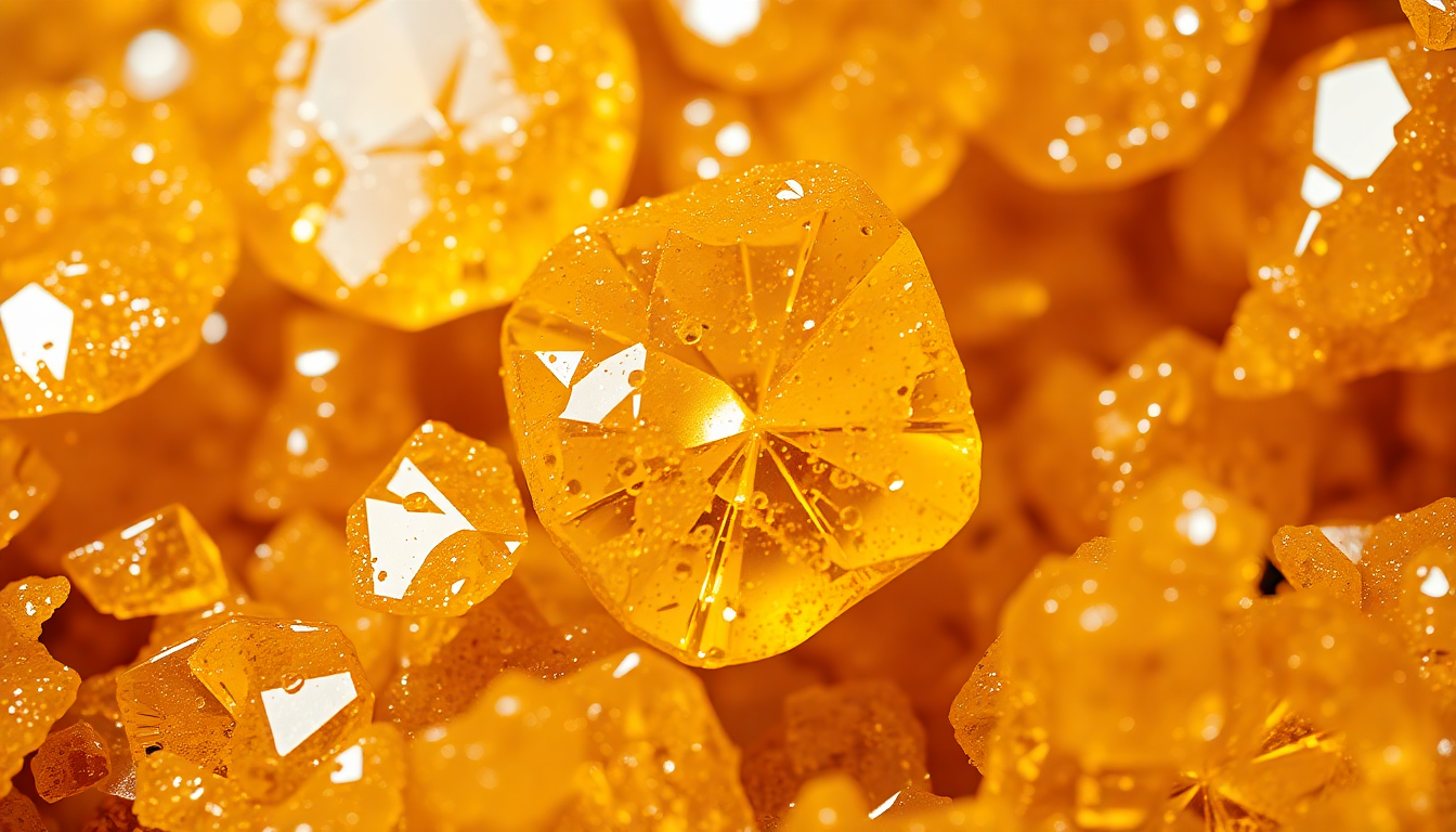 Discover the Radiant Beauty of Sunshine Druzy Gemstones