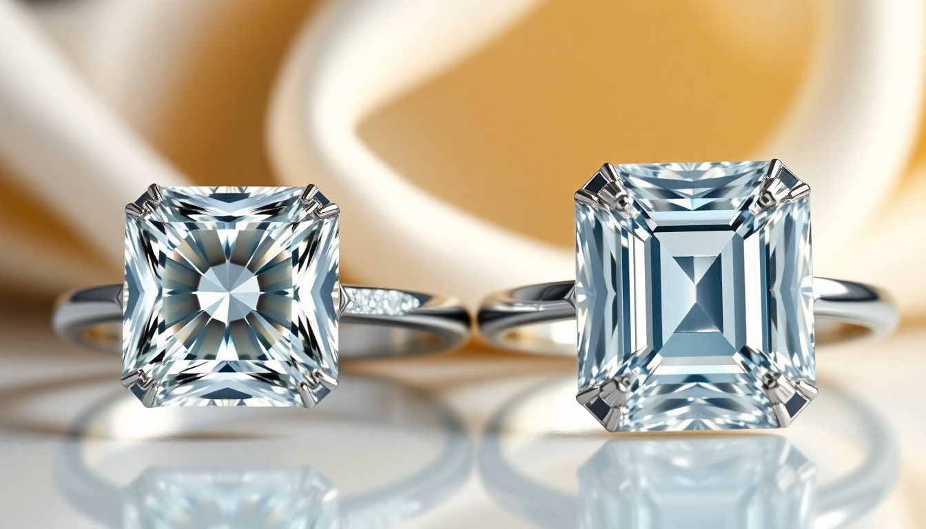 difference between radiant and emerald cut