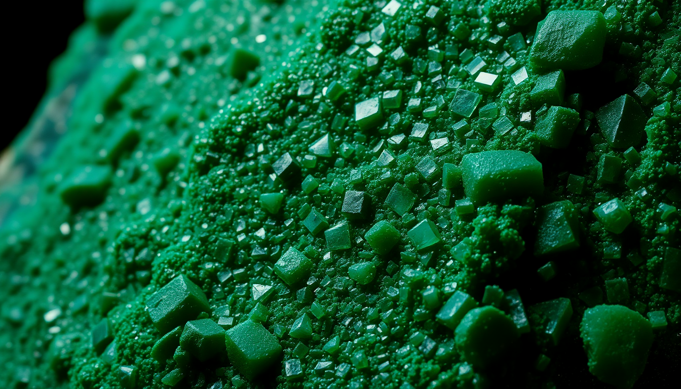 Unlock the Captivating Beauty of Malachite Druzy Gemstones