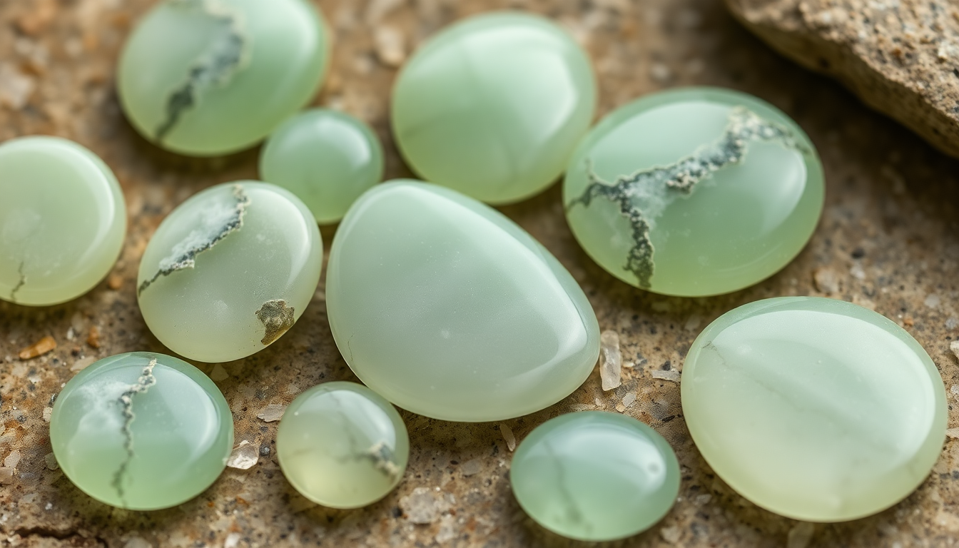 Unlock the Beauty of Prehnite Cabochons: A Gemstone Journey