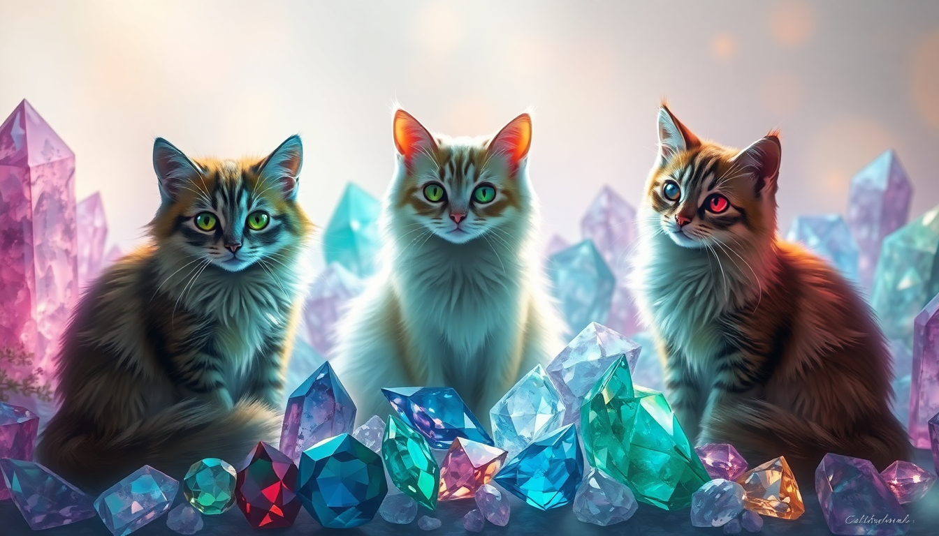 Discovering the Enchanting World of Cats and Gemstones