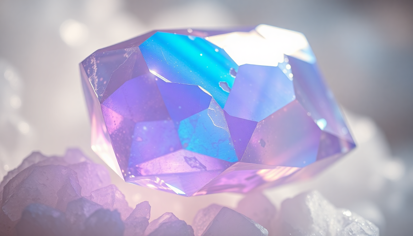 Unlock the Celestial Beauty of Angel Aura Gemstones