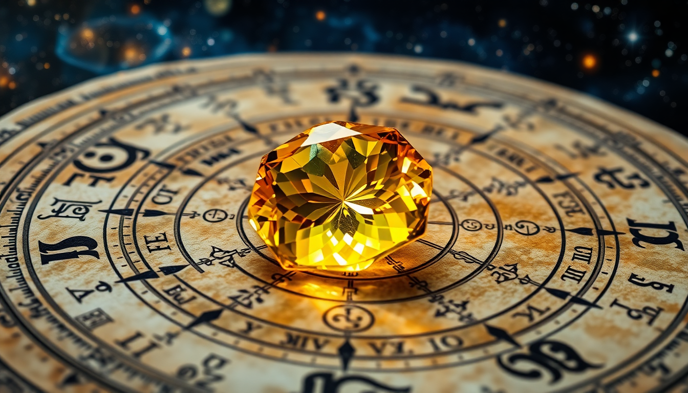 yellow gemstone astrology