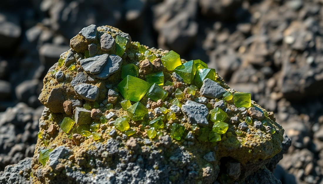 Unlocking the Secrets of Peridotite: Exploring the Captivating World of Olivinite Gemstones