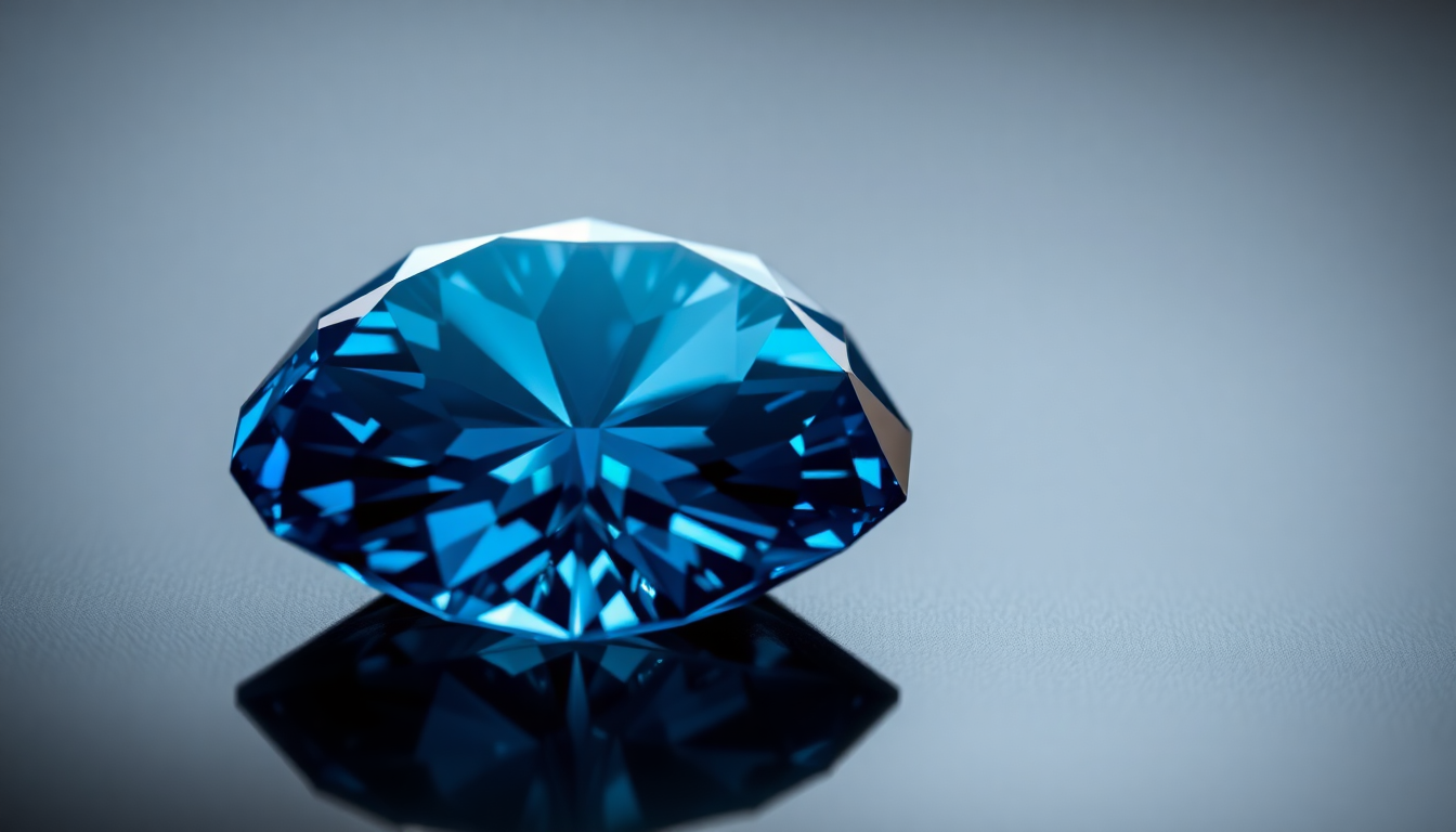 Unlocking the Allure of Blue Diamond Gemstones