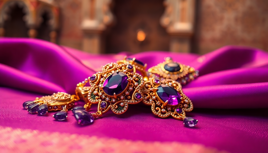Discover the Allure of Amethyst Jewelry: A Journey through India's Artisanal Craftsmanship
