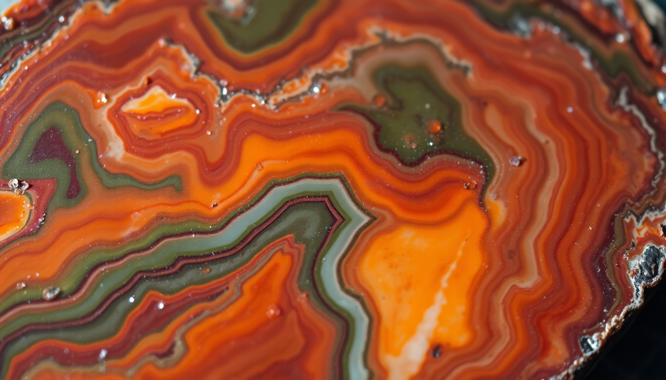 IMPERIAL JASPER SLICE Gemstones