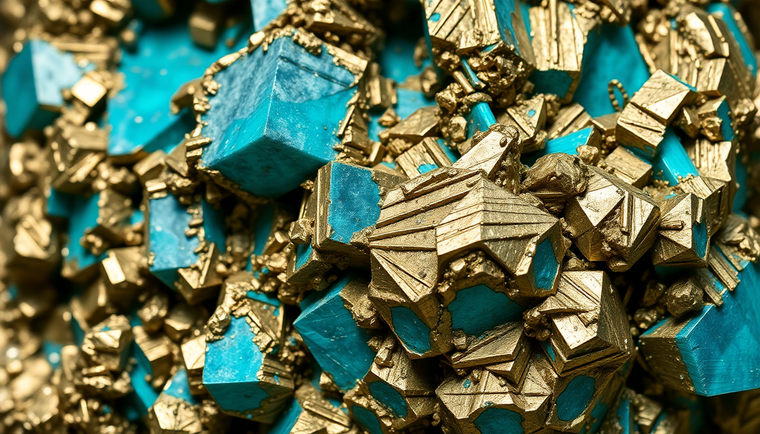 The Captivating Beauty of Turquoise in Pyrite Gemstones