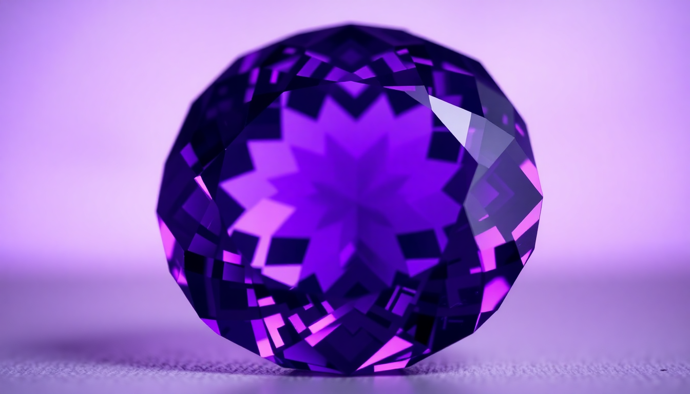 what color is the february birthstone ? Amethyst