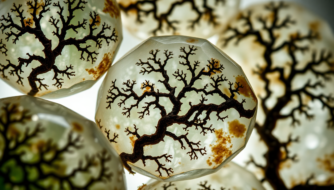 Discover the Captivating Beauty of Dendritic Gemstones: A Journey Through Nature's Artistic Masterpieces