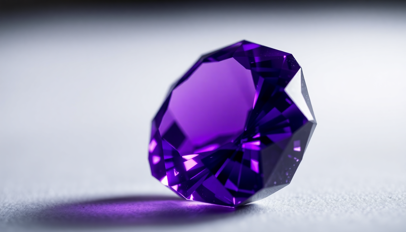 what color is feb birthstone ? Amethyst
