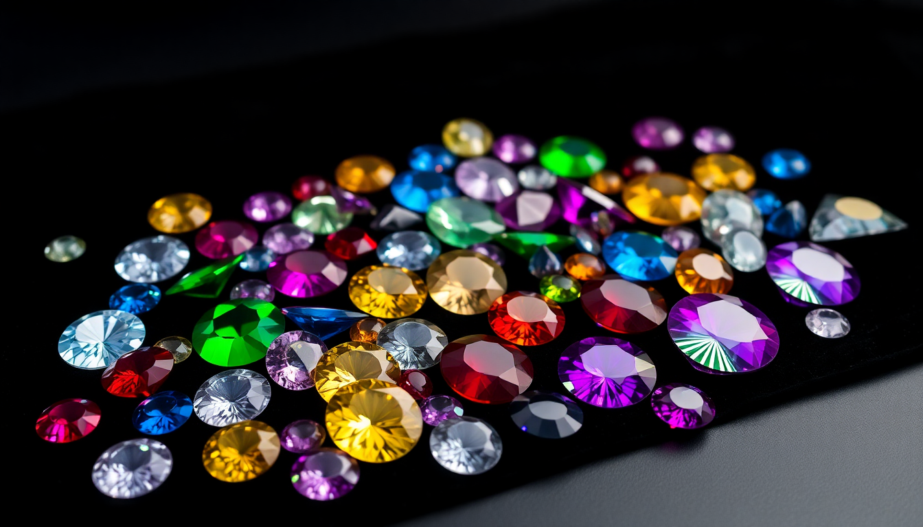 gemstone with multiple colors