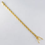 Crystal Quartz Afterpay Day Eye-catching White 92.5 Silver Tennis Bracelet