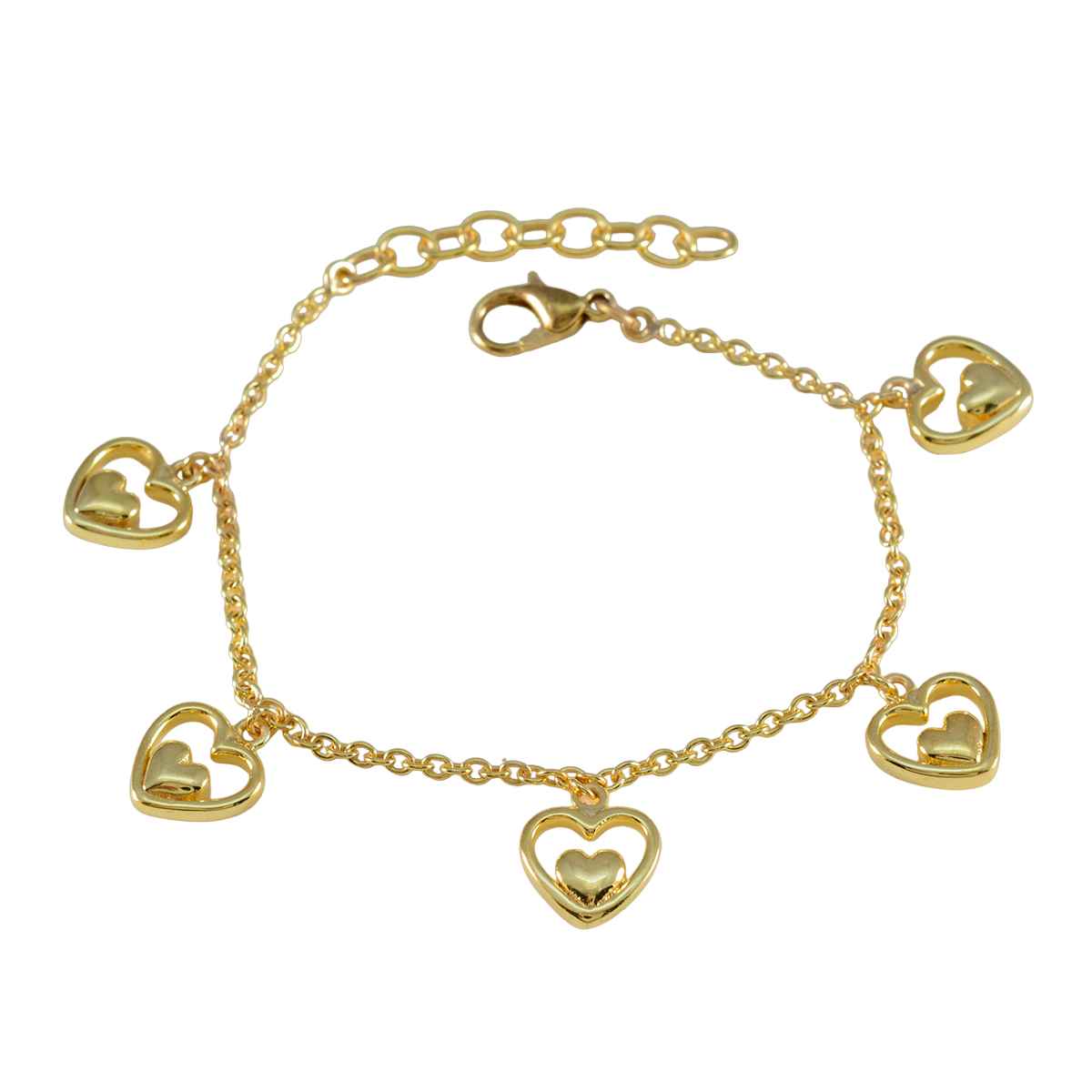 Plain April Fool’s Day Whisper-thin Gold Sterling Silver Chain Bracelet