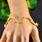 White CZ Astrology Minimal White Sterling Silver Links Bracelet