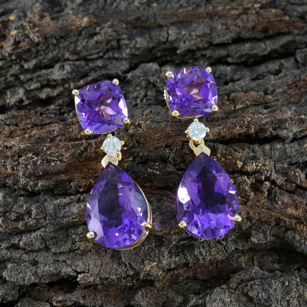 Amethyst-American-Riley-multiple-Dangle-Purple-925-Silver-Earring
