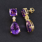 Amethyst-American-Riley-multiple-Dangle-Purple-925-Silver-Earring