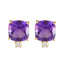 Amethyst-American-Aiko-multiple-Stud-Purple-Sterling-Silver-Earring