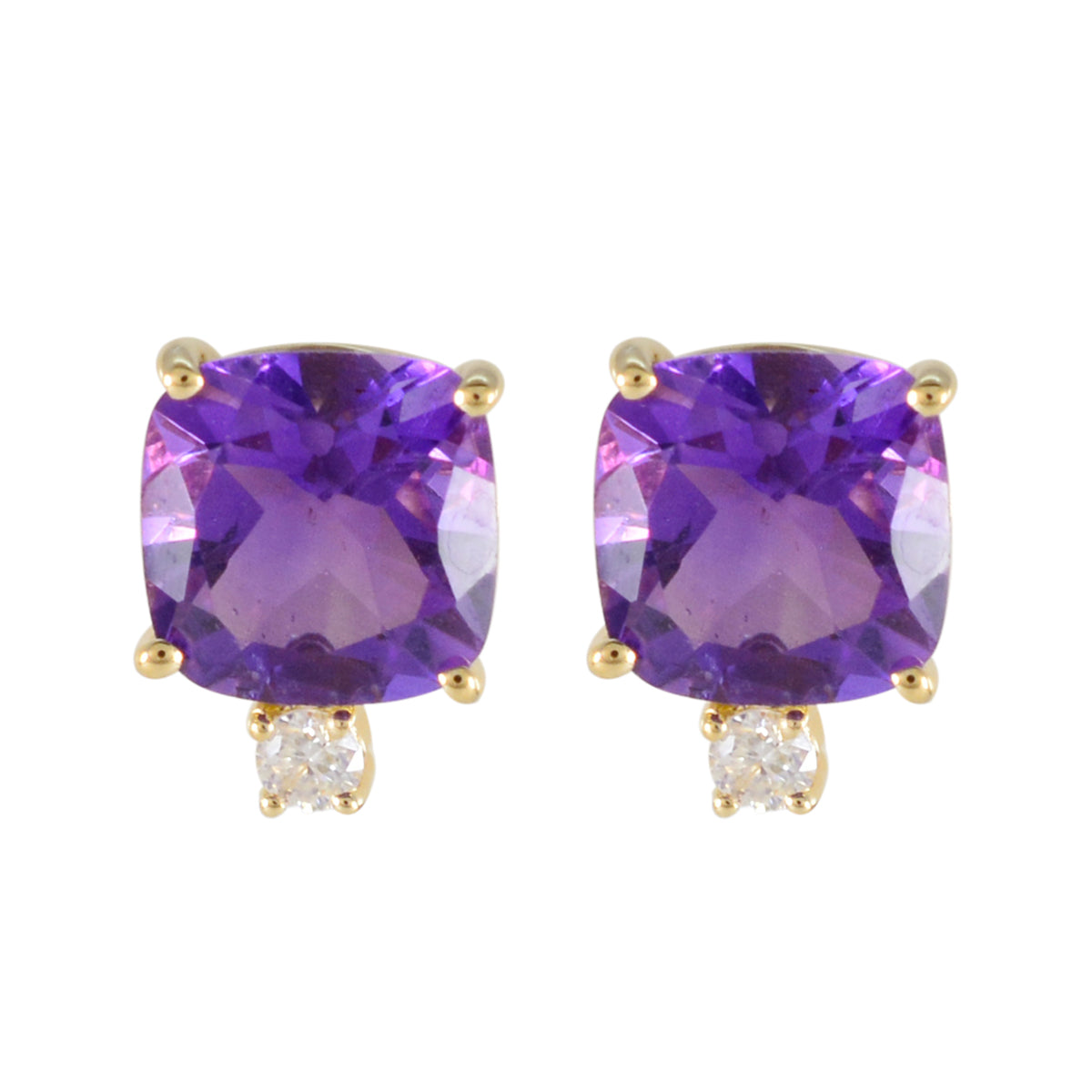 Amethyst-American-Aiko-multiple-Stud-Purple-Sterling-Silver-Earring