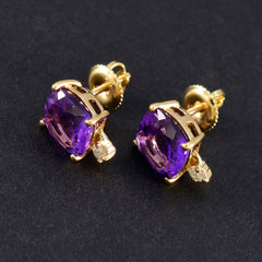 Amethyst-American-Aiko-multiple-Stud-Purple-Sterling-Silver-Earring