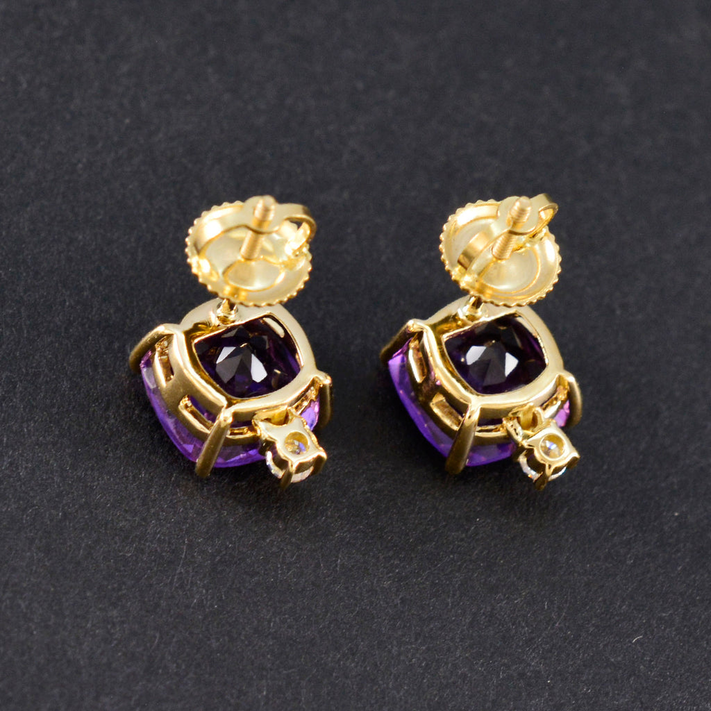 Amethyst-American-Aiko-multiple-Stud-Purple-Sterling-Silver-Earring