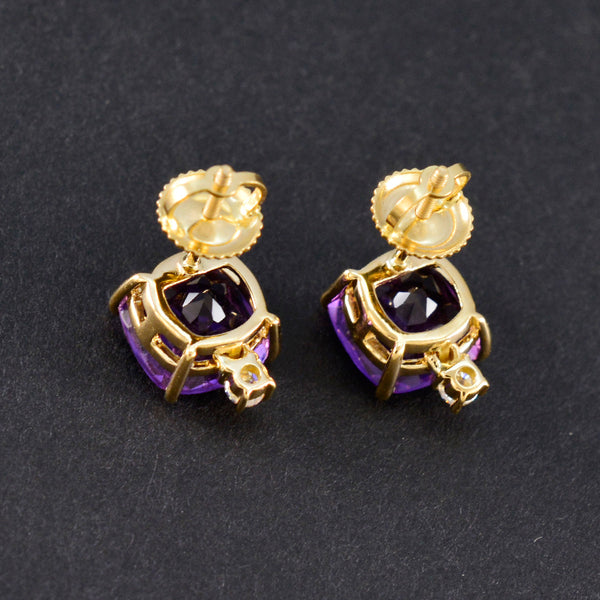 Amethyst-American-Aiko-multiple-Stud-Purple-Sterling-Silver-Earring