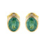 Emerald-CZ-American-Mei-Solitaire-Stud-Green-925-Silver-Earring
