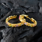 Multi-Latin-American-Aisha-multiple-Stud-multicolor-925-Sterling-Silver-Earring