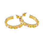 Multi-Latin-American-Aisha-multiple-Stud-multicolor-925-Sterling-Silver-Earring