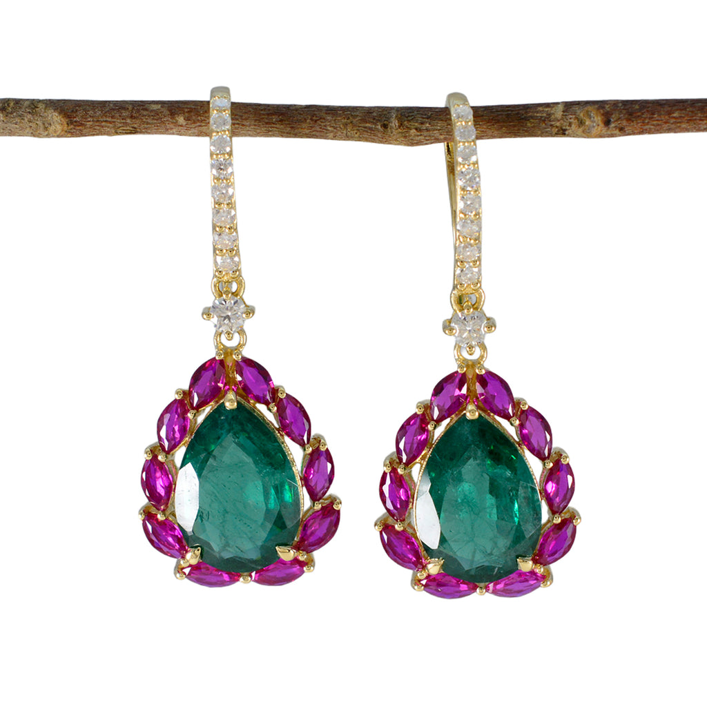 Multi-Indian-Kristine-multiple-Dangle-multicolor-Sterling-Silver-Earring