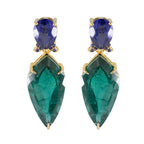 Multi-American-Amanda-multiple-Stud-multicolor-Silver-Earring