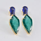 Multi-American-Amanda-multiple-Stud-multicolor-Silver-Earring