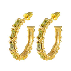 Peridot-French-Alice-multiple-Stud-Green-Silver-Earring