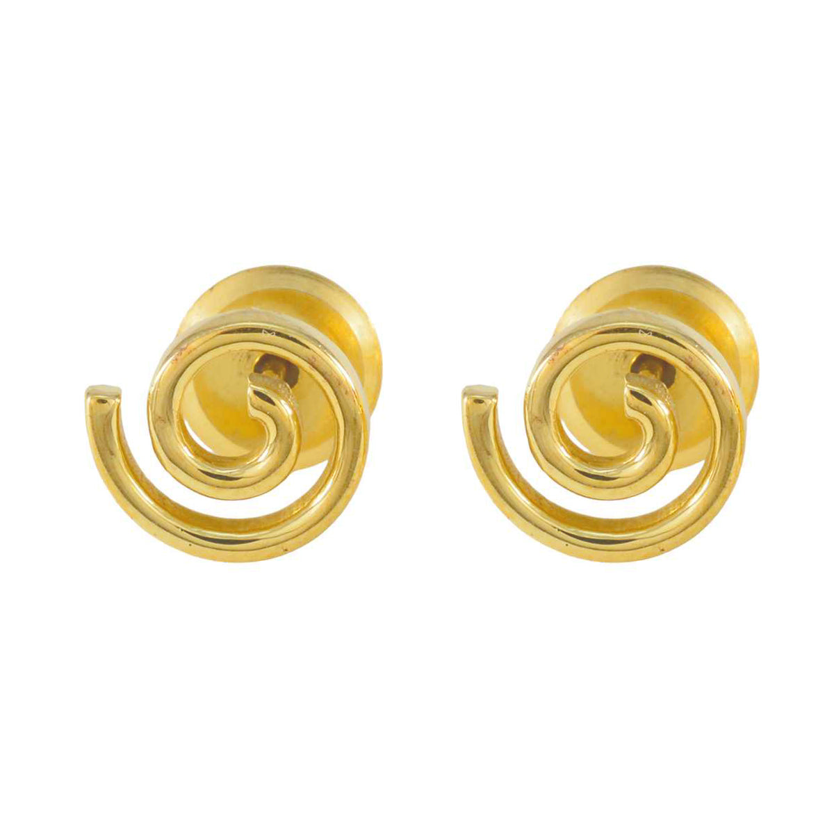 Plain-Australian-Julia-plain-Stud-Gray-Silver-Earring