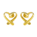 Plain-German-Lourdes-plain-Stud-Gray-925-Sterling-Silver-Earring