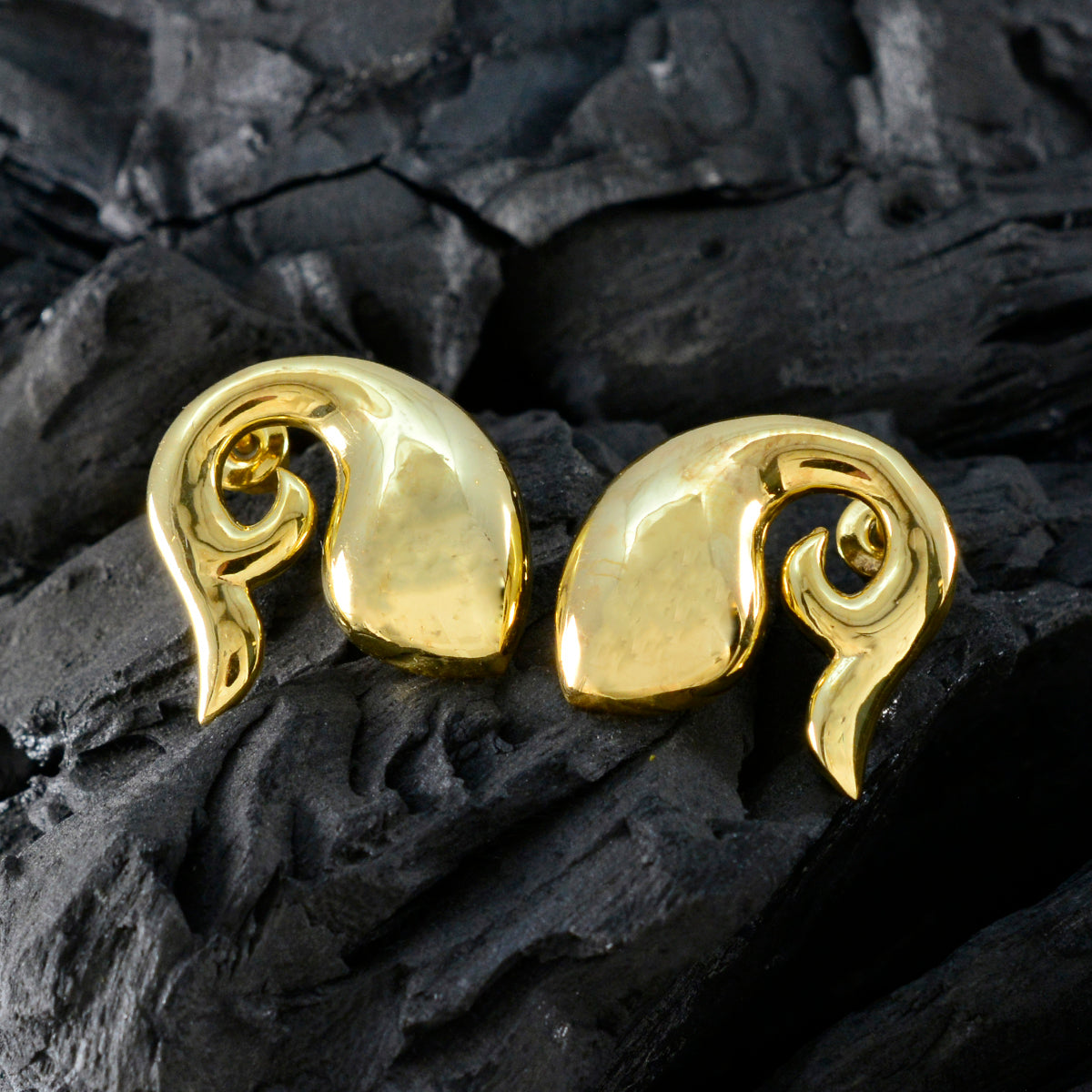 Plain-American-Fernanda-multiple-Stud-Gray-925-Sterling-Silver-Earring