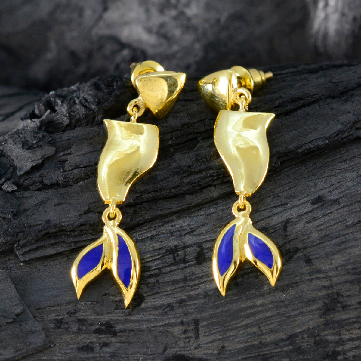 Plain-American-Micaaela-multiple-Stud-Gray-Sterling-Silver-Earring