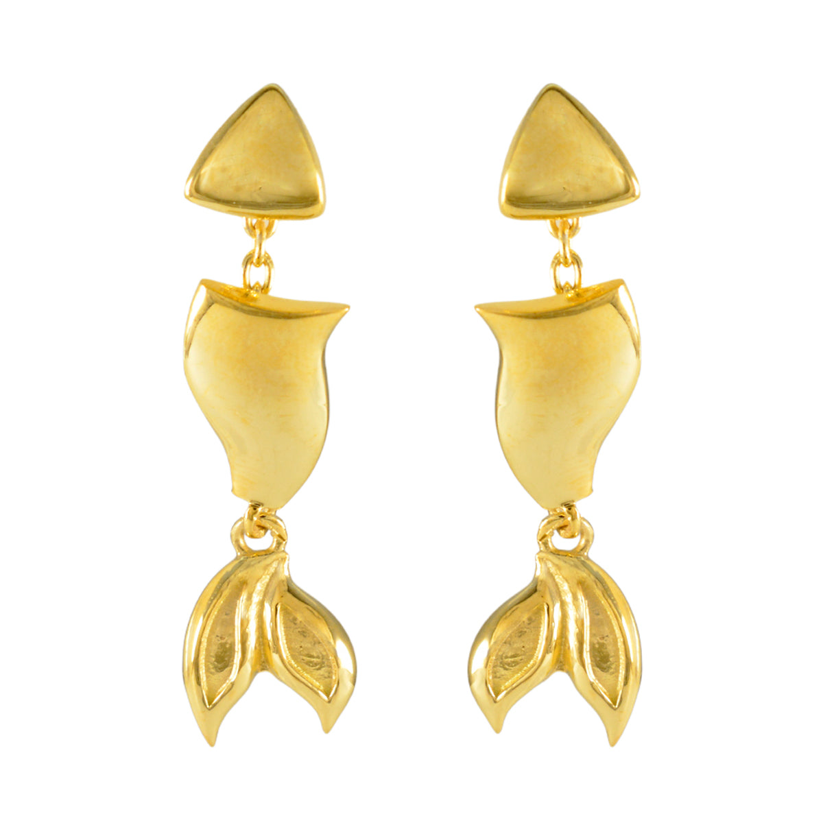 Plain-American-Amanda-multiple-Stud-Gray-Silver-Earring