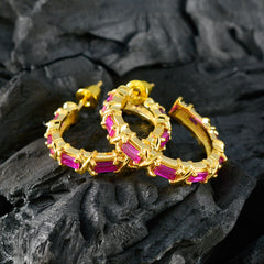 Ruby-CZ-African-Amelia-multiple-Stud-Red-925-Silver-Earring