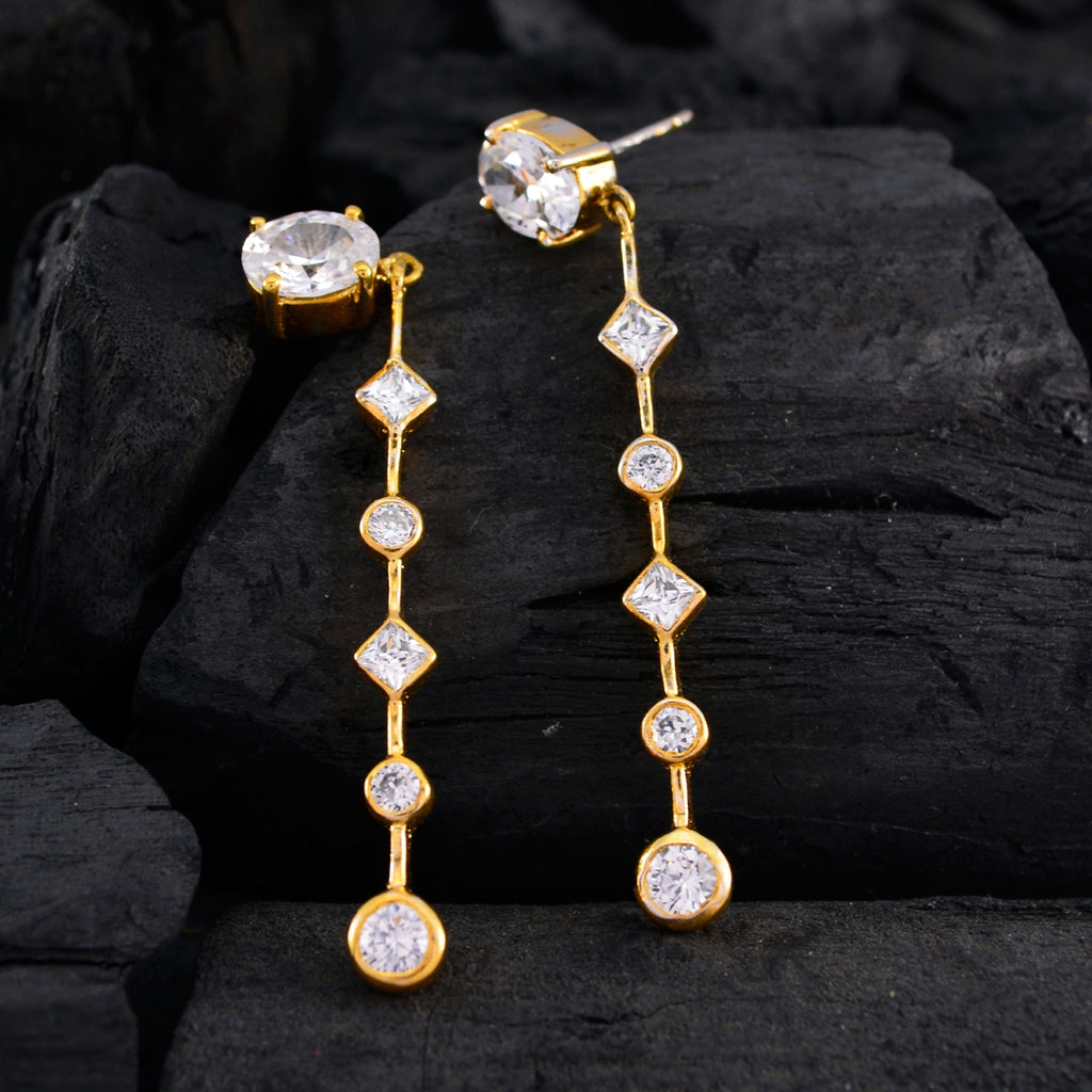 White-CZ-Indian-Dewi-multiple-Stud-White-Silver-Earring