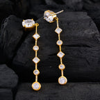 White-CZ-Indian-Dewi-multiple-Stud-White-Silver-Earring