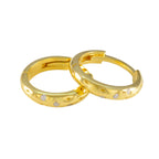 Cubic-Zirconia-American-Lourdes-multiple-Dangle-White-Sterling-Silver-Earring