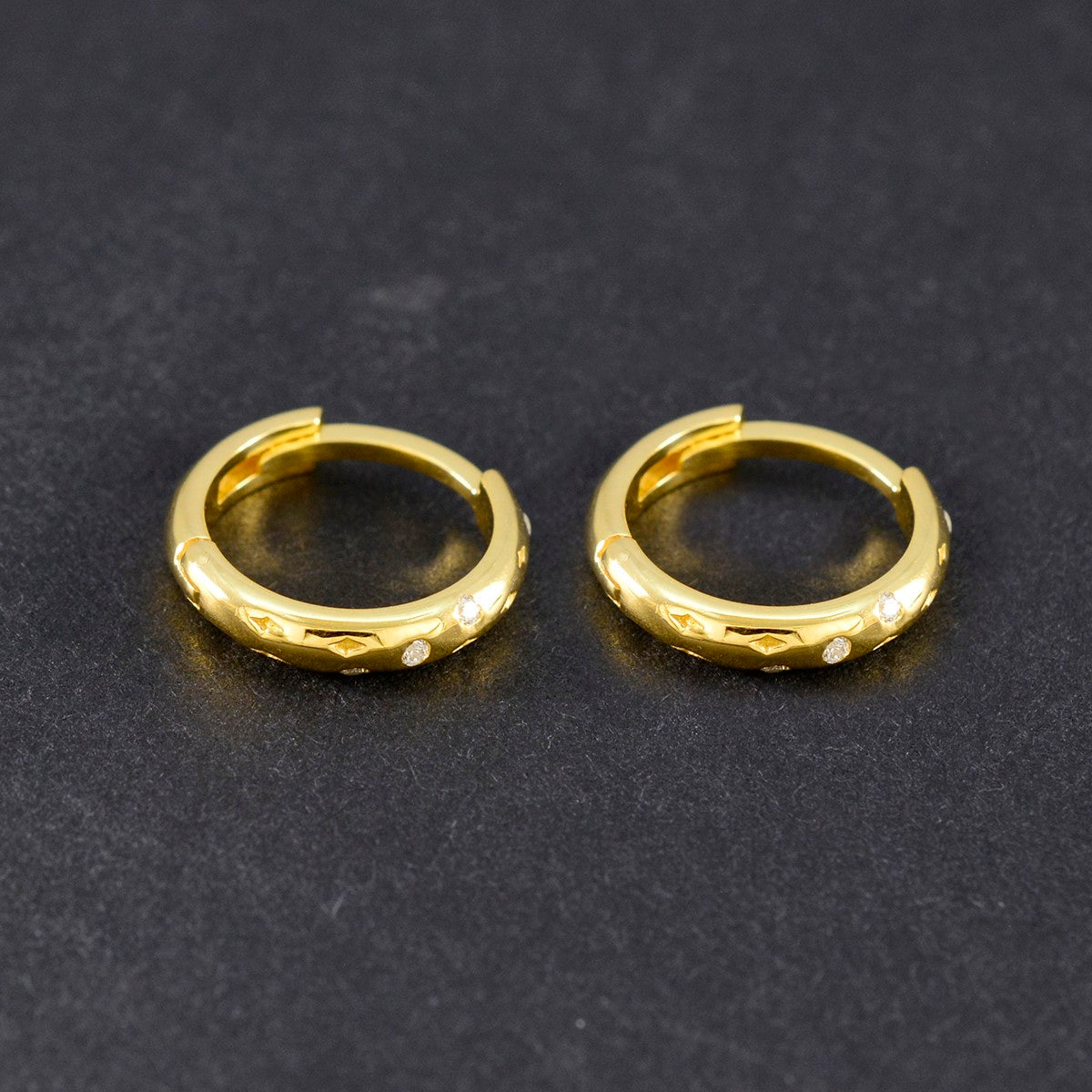 Cubic-Zirconia-American-Lourdes-multiple-Dangle-White-Sterling-Silver-Earring