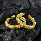 Cubic-Zirconia-Moroccan-Aria-multiple-Stud-White-925-Sterling-Silver-Earring