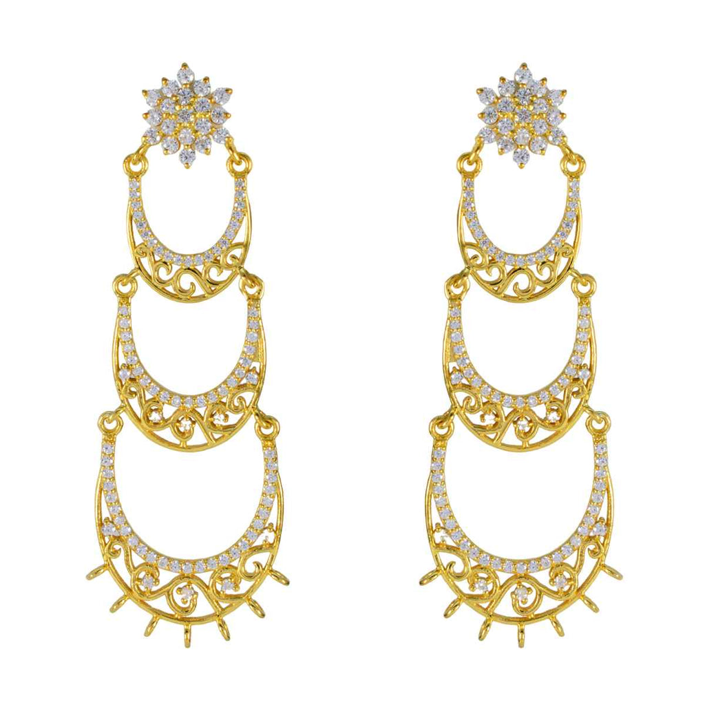 White-CZ-African-Emily-multiple-Stud-White-925-Silver-Earring